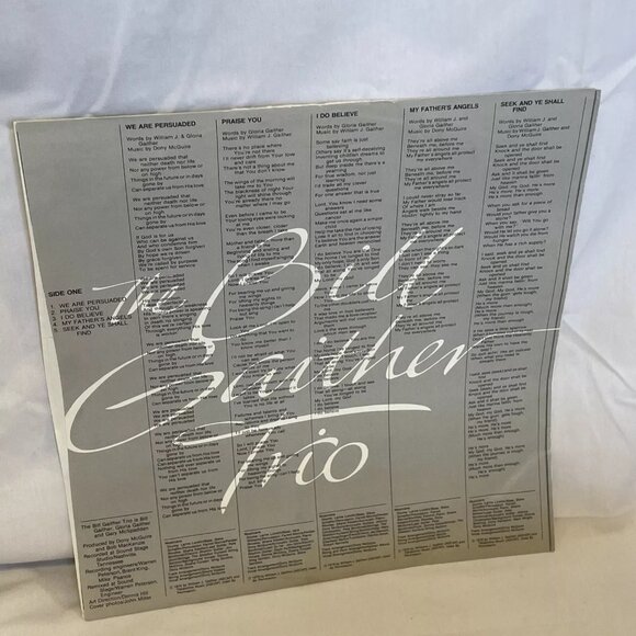 The Bill Gaither Trio We Are Persuaded (Vinyl, 1979) Word WSB-8829 VG LP Record - Picture 5 of 12